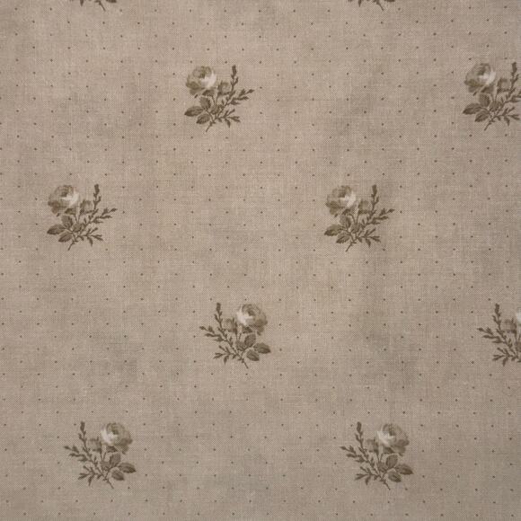 White Rose Taupe - Ridgewood by Minick & Simpson for Moda Fabrics - 1/2 Yard - Picture 2 of 7